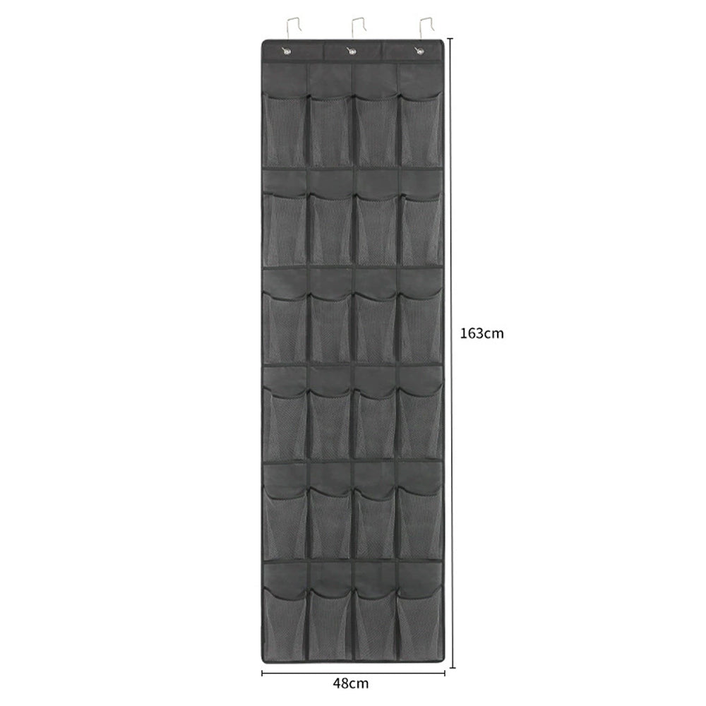 12-40 Pocket Hanging Shoe Organizer for Closet – Over the Door Shoe Rack Storage, Shoe Hanger & Shoe Holder for Closet Organization