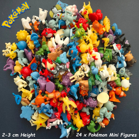Pokémon Pichu Mini Figures Set – Pichu Evolution Collectible Anime Action Figures, Pokemon Toys for Kids & Party Favors