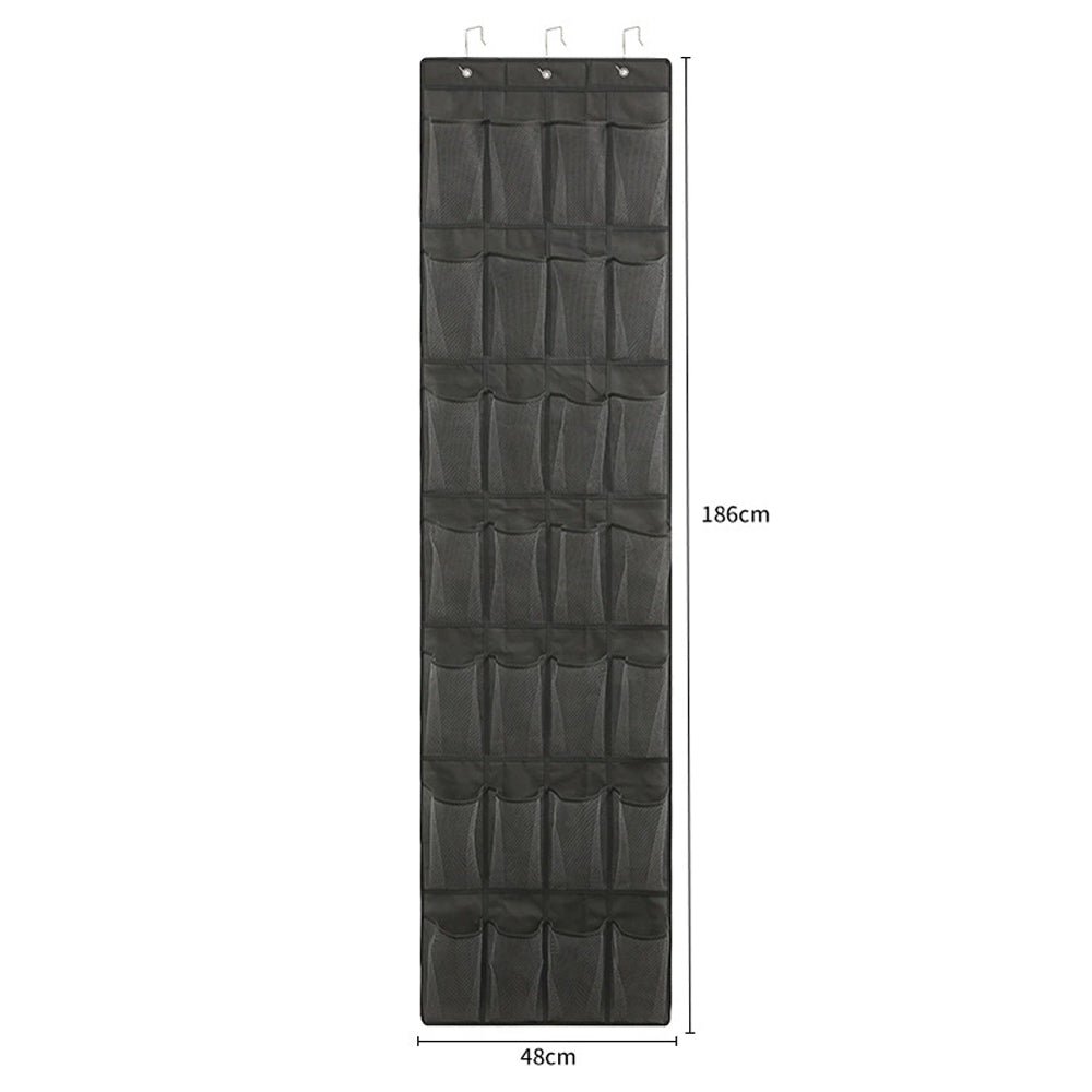 12-40 Pocket Hanging Shoe Organizer for Closet – Over the Door Shoe Rack Storage, Shoe Hanger & Shoe Holder for Closet Organization