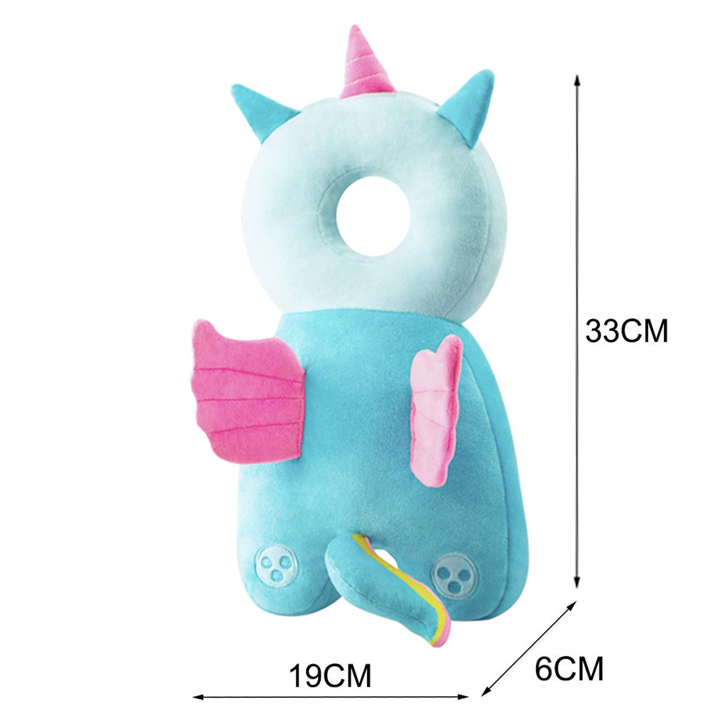 Baby Head Protection Backpack Anti Fall Safety Harness Cushion Pillow for Crawling Walking Newborn Infant Toddler