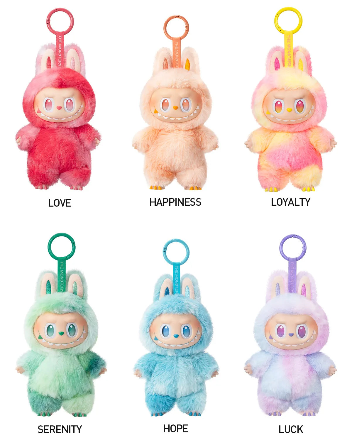 Authentic POP MART Labubu THE MONSTERS Big into Energy Series Vinyl Plush Pendant Blind Box