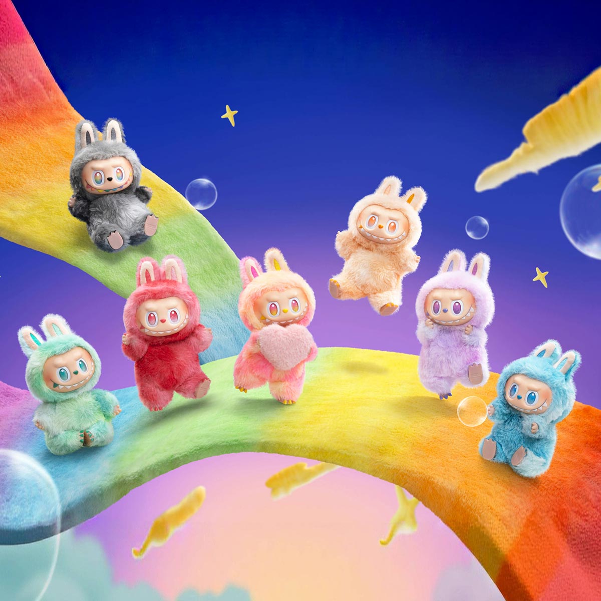 Authentic POP MART Labubu THE MONSTERS Big into Energy Series Vinyl Plush Pendant Blind Box