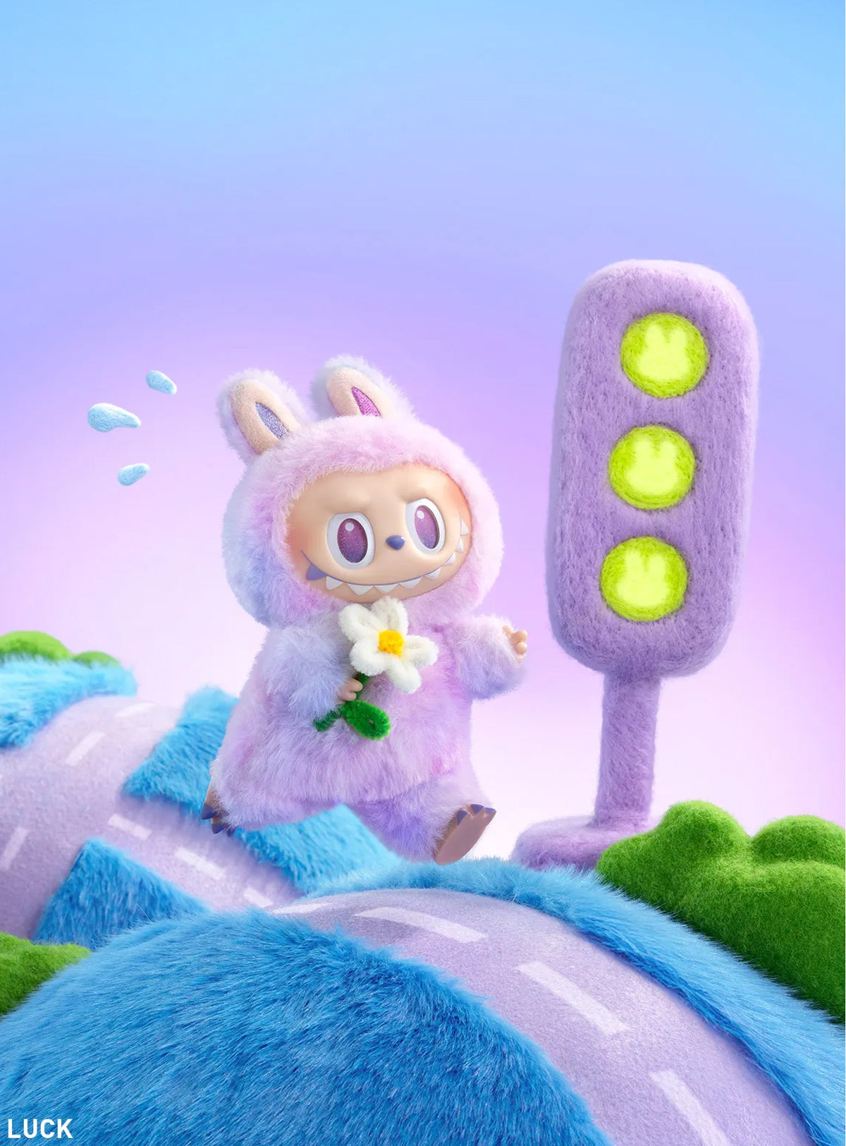Authentic POP MART Labubu THE MONSTERS Big into Energy Series Vinyl Plush Pendant Blind Box