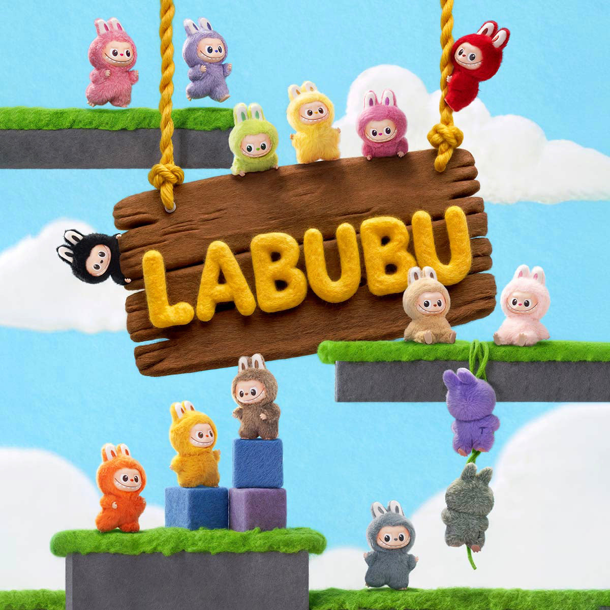 POP MART Labubu The Monsters Pin for Love Series Vinyl Plush Pendant Blind Box – Real Labubu Collectible Figure