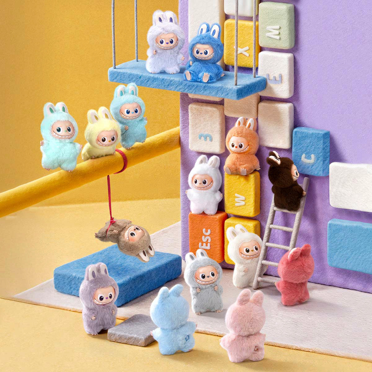 POP MART Labubu The Monsters Pin for Love Series Vinyl Plush Pendant Blind Box – Real Labubu Collectible Figure