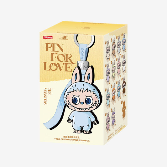 POP MART Labubu The Monsters Pin for Love Series Vinyl Plush Pendant Blind Box – Real Labubu Collectible Figure