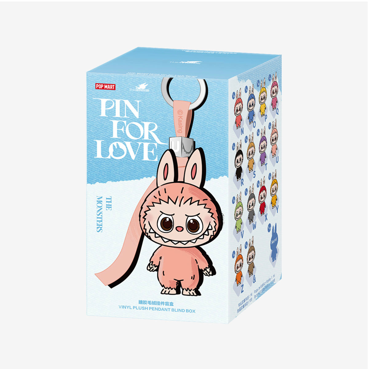POP MART Labubu The Monsters Pin for Love Series Vinyl Plush Pendant Blind Box – Real Labubu Collectible Figure