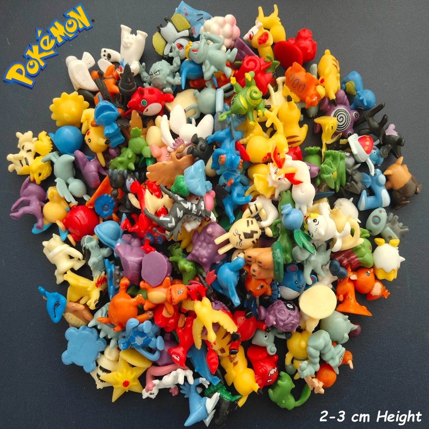Pokémon Pichu Mini Figures Set – Pichu Evolution Collectible Anime Action Figures, Pokemon Toys for Kids & Party Favors
