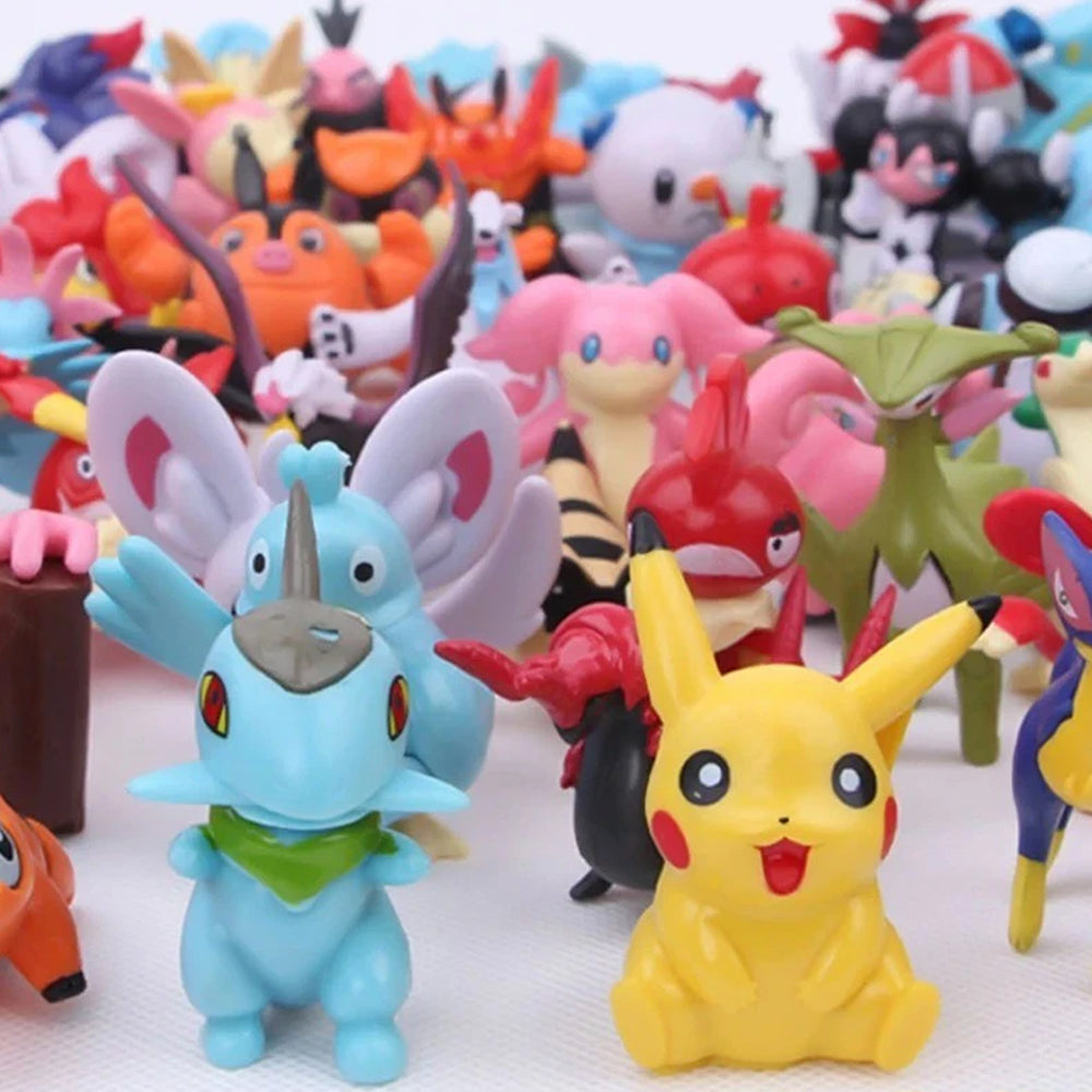 Pokémon Pichu Mini Figures Set – Pichu Evolution Collectible Anime Action Figures, Pokemon Toys for Kids & Party Favors