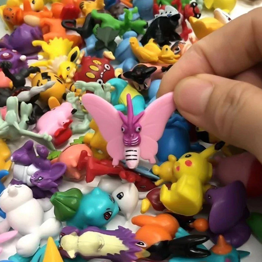 Pokémon Pichu Mini Figures Set – Pichu Evolution Collectible Anime Action Figures, Pokemon Toys for Kids & Party Favors